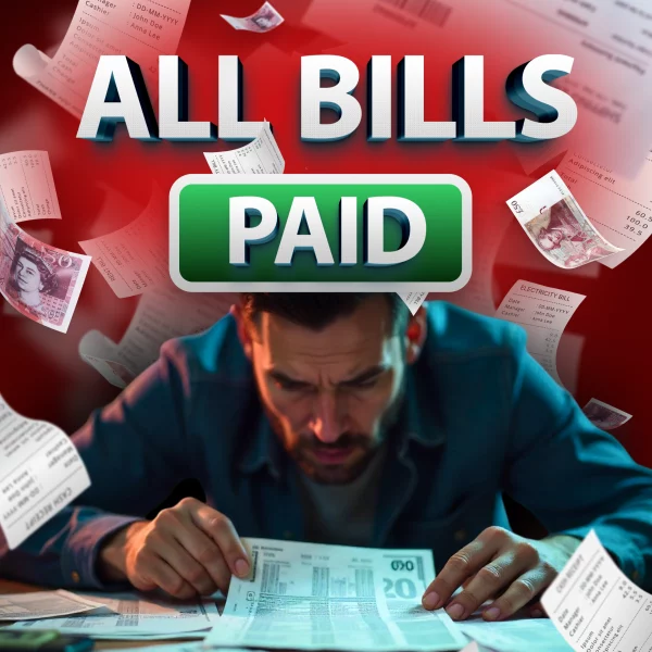 BILLS PAID! £5,000 IN INSTANT PRIZES